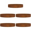 Vazonų žiedas 5 pcs Ruda 120 x 120 x 20 cm