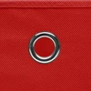 Daiktadėžės, 4vnt., raudonos spalvos, 32x32x32cm, audinys