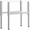 Darbastalio rėmai, 2vnt., pilki, 85x(69-95,5)cm, metalas