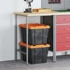 Darbo spinta 2 vnt. Raudona ir pilka 100 x 55 x 85 cm