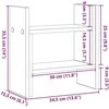Darbo stalo organizatorius Artisano ąžuolo 50 x 15,5 x 35,5 cm