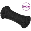 Darbo virvė, juodos spalvos, 3mm, 500m, polipropilenas