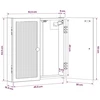 Dartboard spinta EDE Balta 52,5 x 10,5 x 53,5 cm