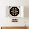Dartboard spinta EDE Itin blizgi balta 52,5 x 10,5 x 53,5 cm