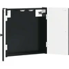 Dartboard spinta EDE Juoda 52,5 x 10,5 x 53,5 cm