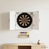 Dartboard spinta HAARLEM Itin blizgi balta Apdirbta mediena