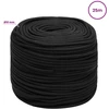 Daugiafunkcinė buitinė virvė 10 mm 25 m Juoda PP