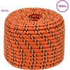 Daugiafunkcinė buitinė virvė 14 mm 100 m Oranžinė PP