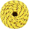 Daugiafunkcinė buitinė virvė 14 mm 100 m Geltona PP