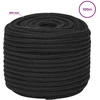 Daugiafunkcinė buitinė virvė 14 mm 100 m Juoda PP