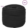 Daugiafunkcinė buitinė virvė 14 mm 25 m Juoda PP