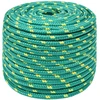 Daugiafunkcinė buitinė virvė 14 mm 250 m Žalia PP