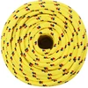 Daugiafunkcinė buitinė virvė 14 mm 50 m Geltona PP