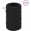 Daugiafunkcinė buitinė virvė 2 mm 100 m Juoda PP