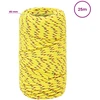 Daugiafunkcinė buitinė virvė 2 mm 25 m Geltona PP