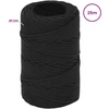 Daugiafunkcinė buitinė virvė 2 mm 25 m Juoda PP