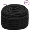 Daugiafunkcinė buitinė virvė 20 mm 50 m Juoda PP