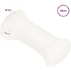 Daugiafunkcinė buitinė virvė 5 mm 25 m Balta PP