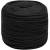 Daugiafunkcinė buitinė virvė 6 mm 100 m Juoda PP