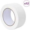 Dažytojo maskavimo juostos 12 pcs Balta 50mm x 50m Popierius