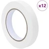 Dažytojo maskavimo juostos 12 pcs Balta 19mm x 50m Popierius
