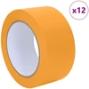Dažytojo maskavimo juostos 12 vnt. Geltona 50mm x 50m Popierius