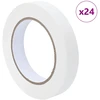 Dažytojo maskavimo juostos 24 vnt. Balta 19mm x 50m Popierius