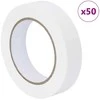 Dažytojo maskavimo juostos 50 pcs Balta 25mm x 50m Popierius