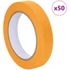 Dažytojo maskavimo juostos 50 vnt. Geltona 19mm x 50m Popierius