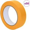 Dažytojo maskavimo juostos 50 vnt. Geltona 25mm x 50m Popierius
