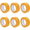 Dažytojo maskavimo juostos 6 vnt. Geltona 38mm x 50m Popierius