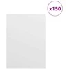 Dekoratyvinės Panelės 150 pcs Balta 15 x 21 x 0.27 cm