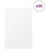 Dekoratyvinės Panelės 50 pcs Balta 40 x 60 x 0.27 cm
