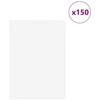 Dekoratyvinės Panelės 150 pcs Balta 21 x 30 x 0,27 cm