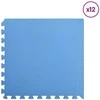 Baseino grindų kilimas 12 pcs Mėlyna 4,32 ㎡ EVA puta