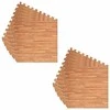 Baseino grindų kilimas 12 pcs Medis 4,32 ㎡ EVA puta