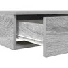 Lovos stalčiai Pilkas Sonoma 150 x 36,5 x 16,5 cm