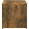 Dėžė-stalčius, dūminio ąžuolo, 40,5x40x40cm, apdirbta mediena