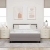 Kiemas lova su galvūgalio Taupe 140 x 200 cm audinys