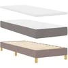 Kiemas lova su pagalve Tortora 200 x 80 cm audinys