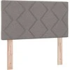 Kiemas lova su pagalve Tortora 200 x 80 cm audinys