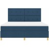 Kiemas lova su galvūgalio Mėlyna 180 x 200 cm audinys