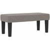 Kiemas lova su pagalve Tortora 90 x 190 cm audinys