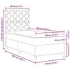 Kiemas lova su galvūgalio Tortora 80 x 200 cm audinys