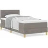 Kiemas lova su pagalve Tortora 90 x 200 cm audinys