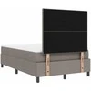 Kiemas lova su pagalve Tortora 120 x 190 cm audinys