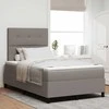 Kiemas lova su pagalve Tortora 120 x 190 cm audinys