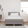LED Čiužinio Lova su LED juostelėmis Taupe 120 x 200 cm audinys