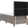 Kiemas lova su čiužiniu su galvūgalio Taupe 90 x 200 cm audinys