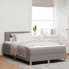 Kiemas lova su pagalve Tortora 120 x 190 cm audinys